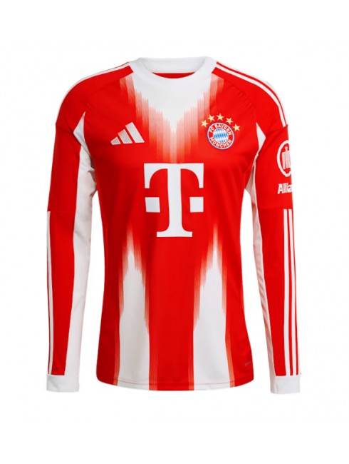 Moški Nogometna dresi replika Bayern Munich Domači 2025-26 Dolgi rokav Moški Nogometna dresi replika Bayern Munich Domači 2025-26 Dolgi rokav